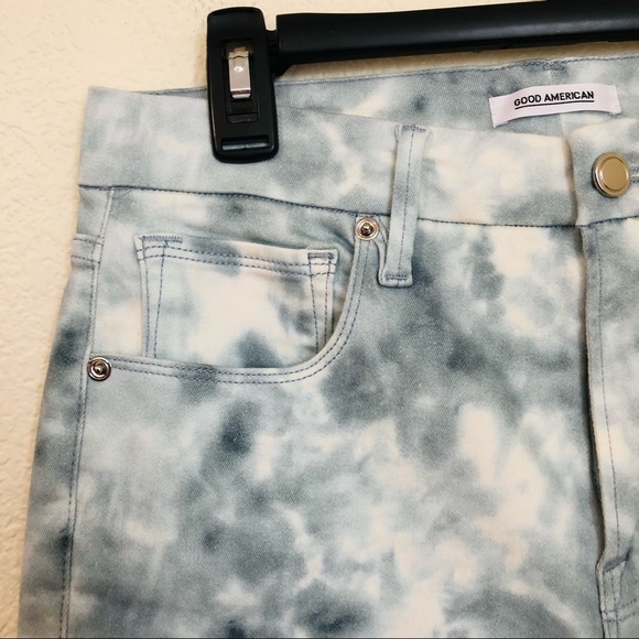 Good American Good Legs Cloud Tie Dye Skinny Jeans - Picture 5 of 12